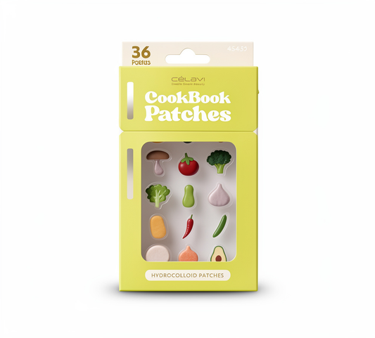 Célavi Parches para granitos (formas de postres y verduras) 36 parches